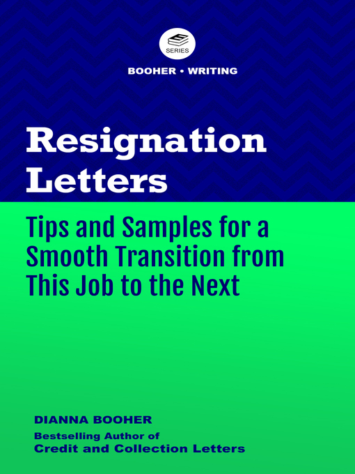 Title details for Resignation Letters by Dianna Booher - Available